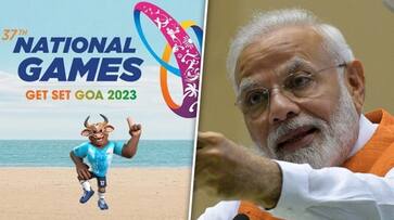 National Games 2023: PM Modi inaugurates 37th edition after spectacular opening ceremony in Goa (WATCH) osf National Games 2023: PM Modi inaugurates 37th edition after spectacular opening ceremony in Goa (WATCH) osf