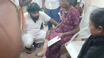 MLA Pradeep Eshwar sudden visit to Chikkaballapur district hospital gvd MLA Pradeep Eshwar sudden visit to Chikkaballapur district hospital gvd