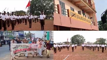 Kerala: Controversy over panchayat ruled by Muslim League giving ground for RSS route march anr Kerala: Controversy over panchayat ruled by Muslim League giving ground for RSS route march anr