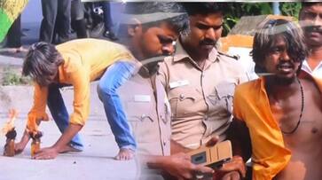 3 days police custody for Karukka Vinod who threw petrol bomb on Rajabhavan KAK 3 days police custody for Karukka Vinod who threw petrol bomb on Rajabhavan KAK
