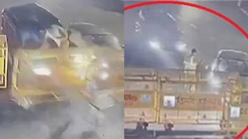 Police Constable hit by car during checking vehicles in delhi SSM Police Constable hit by car during checking vehicles in delhi SSM