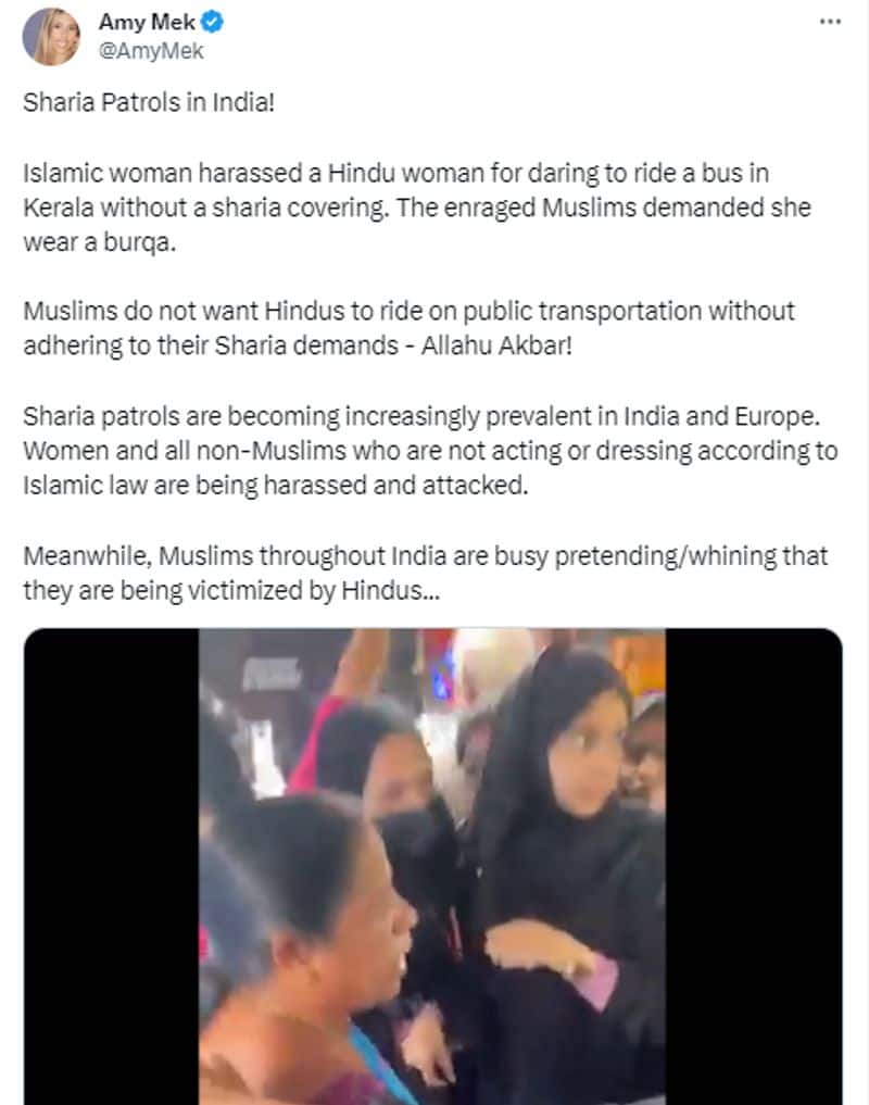 video of Muslim female students force hindu woman to wear Burqa here is the truth fact check 2023 10 28 jje 