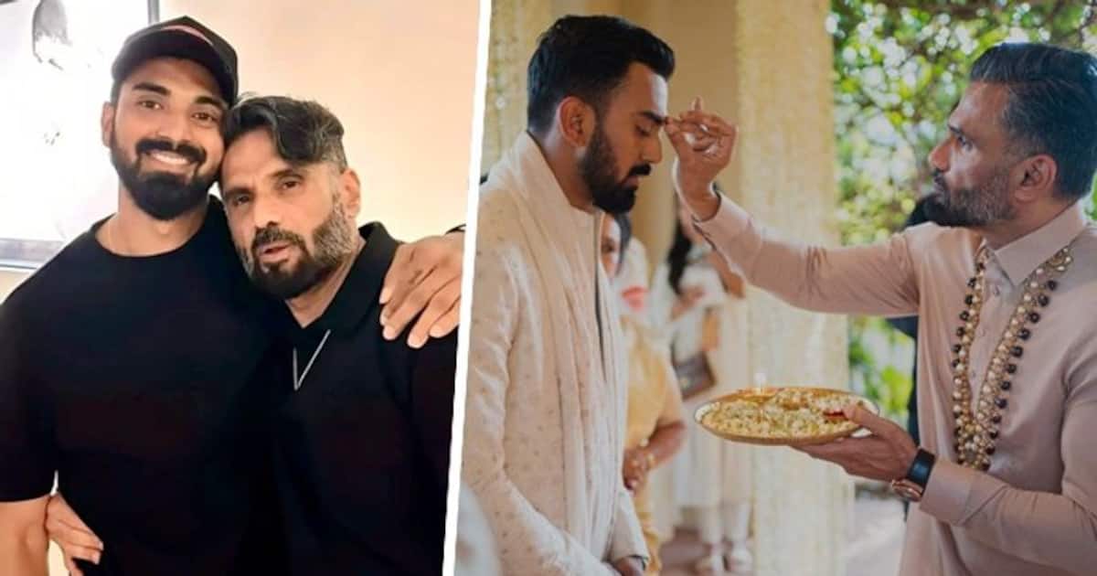 Sunil Shetty Shares Photo With Son In Law Kl Rahul Athiya Shetty Comments With Heart Emoji Watch