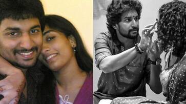 Telug Actor Nanis photo with wife Anjana gets attention hrk Telug Actor Nanis photo with wife Anjana gets attention hrk