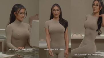 Kim Kardashian Nipple Bra advertisement viral on social media ckm Kim Kardashian Nipple Bra advertisement viral on social media ckm