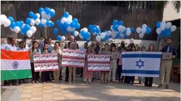 Israel Embassy In Delhi Flies 229 Balloons prm Israel Embassy In Delhi Flies 229 Balloons prm