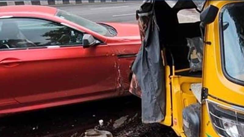 chennai luxury car Accident...7 people seriously injured tvk