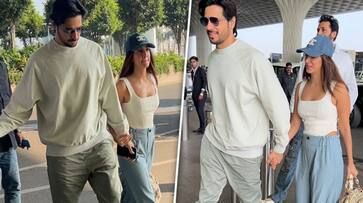 Sidharth Malhotra, Kiara Advani jet off to Delhi ahead of their first Karwa Chauth RKK Sidharth Malhotra, Kiara Advani jet off to Delhi ahead of their first Karwa Chauth RKK