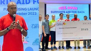 Singaporean of different religion joined together to help gaza says minister Shanmugam ans Singaporean of different religion joined together to help gaza says minister Shanmugam ans