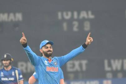 virat kohli started dancing in the field on indian team victory zkamn