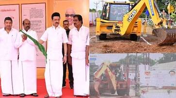 MK Stalin inaugurates construction work of Two new flyovers in Madurai smp MK Stalin inaugurates construction work of Two new flyovers in Madurai smp