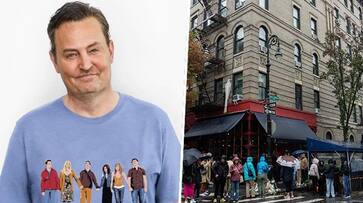 Matthew Perry Fans Pay Tribute at Chandler Bing's Iconic 'Friends' Apartment