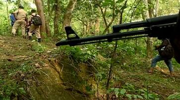 Maoists opens fire in air in kannur, forest watchers fled Maoists opens fire in air in kannur, forest watchers fled