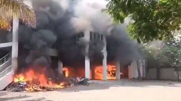 NCP MLA Prakash Solanke recounts tragedy after home set on fire by Maratha quota protesters WATCH gcw NCP MLA Prakash Solanke recounts tragedy after home set on fire by Maratha quota protesters WATCH gcw