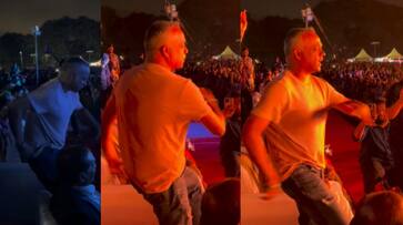 Director and actor Gautham Vasudev Menon excellent dance for Anjalai song video viral ans Director and actor Gautham Vasudev Menon excellent dance for Anjalai song video viral ans