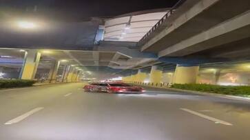 Car stunt in the middle of the road for reels: 3 Instagram heroes jailed by police In Gurugram akb Car stunt in the middle of the road for reels: 3 Instagram heroes jailed by police In Gurugram akb