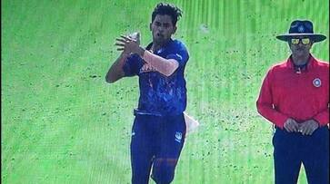 Kartik Tyagi bowls 153 kph delivery in Syed Mushtaq Ali T20 Trophy gkc Kartik Tyagi bowls 153 kph delivery in Syed Mushtaq Ali T20 Trophy gkc