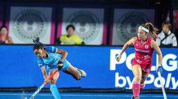 India beat defending champions Japan by 2-1 in Womens Asian Champions Trophy hockey 2023 at Ranchi, Jharkhand rsk India beat defending champions Japan by 2-1 in Womens Asian Champions Trophy hockey 2023 at Ranchi, Jharkhand rsk
