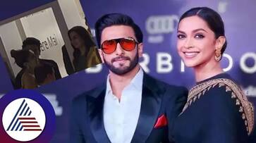 Ranveer Singh kisses Deepika Padukone at Jio World Plaza event netizens react suc Ranveer Singh kisses Deepika Padukone at Jio World Plaza event netizens react suc