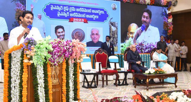 Andhra pradesh Government gives YSR awards  lns