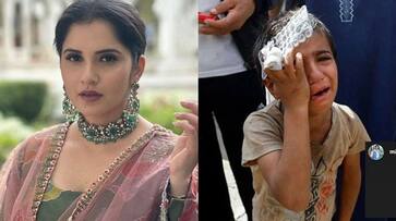 Tennis Star Sania Mirza raised her voice for the victims of Gaza san Tennis Star Sania Mirza raised her voice for the victims of Gaza san