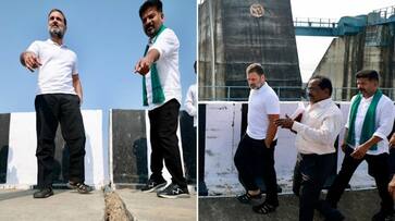 Telangana Election 2023 Kaleshwaram Project KCR Family ATM tweets Rahul Gandhi as he visits Medigadda Barrage gcw Telangana Election 2023 Kaleshwaram Project KCR Family ATM tweets Rahul Gandhi as he visits Medigadda Barrage gcw