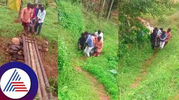 Karnataka: This village in Chikkamagaluru lacks ambulance service amidst state's 50th anniversary celebrations vkp Karnataka: This village in Chikkamagaluru lacks ambulance service amidst state's 50th anniversary celebrations vkp