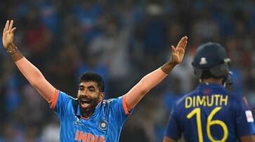 Both Sri Lanka openers out on duck in World Cup Match against India at Wankhede Stadium, Mumbai Both Sri Lanka openers out on duck in World Cup Match against India at Wankhede Stadium, Mumbai
