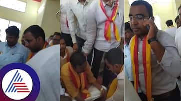Kannada rajyotsav 2023 Jevargi Tehsildar video viral at kalaburagi district rav Kannada rajyotsav 2023 Jevargi Tehsildar video viral at kalaburagi district rav