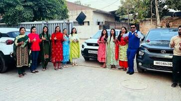 Pharma Company Owner In Haryana Gifts Tata Punch To Employees Ahead Of Diwali Pharma Company Owner In Haryana Gifts Tata Punch To Employees Ahead Of Diwali