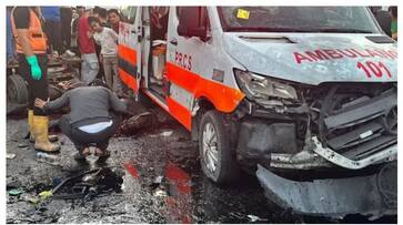 Israeli strike on ambulance kills 15 in Gaza prm Israeli strike on ambulance kills 15 in Gaza prm