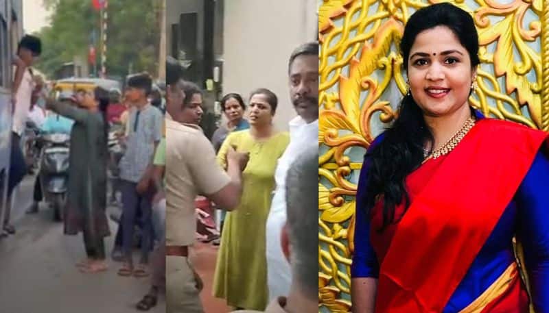 ActressRanjana Nachiyar who came on conditional bail... BJP woman executive who took aarti tvk