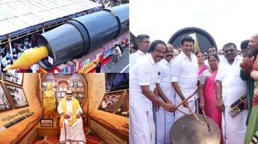 Karunanidhi Centenary Muthamil Chariot Tour Begins: 4 Ministers Participate-rag Karunanidhi Centenary Muthamil Chariot Tour Begins: 4 Ministers Participate-rag