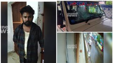 youth attack towards police vehicle destroy glass sts youth attack towards police vehicle destroy glass sts