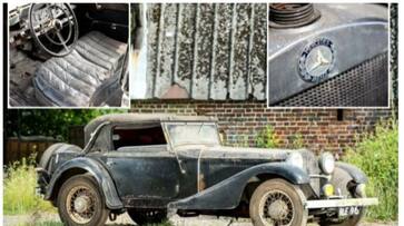 Interesting story of the Vintage Mercedes that the owner forgot was left unknown for 63 years Interesting story of the Vintage Mercedes that the owner forgot was left unknown for 63 years