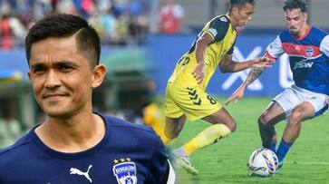 Indian Super League Hyderabad Bengaluru share points kvn Indian Super League Hyderabad Bengaluru share points kvn