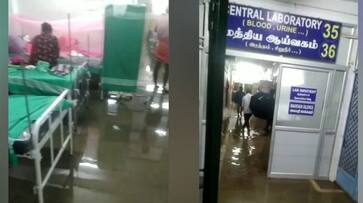 rain water entered government medical college hospital at theni district vel rain water entered government medical college hospital at theni district vel