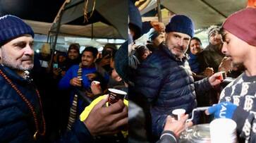 Congress leader Rahul Gandhi Serves Tea To Pilgrims Waiting At Kedarnath Temple video viral vkv Congress leader Rahul Gandhi Serves Tea To Pilgrims Waiting At Kedarnath Temple video viral vkv