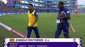 Angelo Matthews becomes the FIRST player timed out in international cricket, ICC World cup 2023 CRA Angelo Matthews becomes the FIRST player timed out in international cricket, ICC World cup 2023 CRA