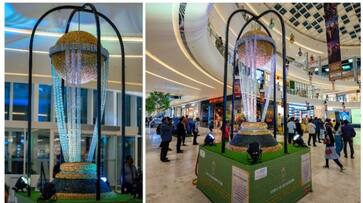 model of cricket world cup created using nuts welded together arrived at thiruvananthapuram lulu mall afe model of cricket world cup created using nuts welded together arrived at thiruvananthapuram lulu mall afe