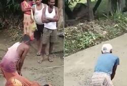 villagers looted road material concrete in bihar jehanabad zrua