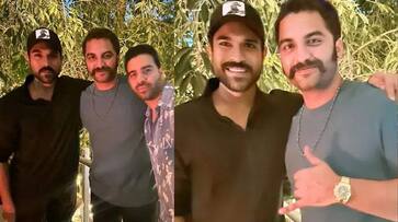 Ram Charan with Vishwak Sen Photo Viral In Social Media JMS Ram Charan with Vishwak Sen Photo Viral In Social Media JMS