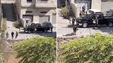 Gaza War: Video of alleged assanination Palestinian President Mahmoud Abbas goes viral watch Gaza War: Video of alleged assanination Palestinian President Mahmoud Abbas goes viral watch