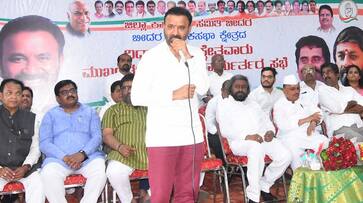 Minister Santosh Lad Slams On BJP At Bidar gvd Minister Santosh Lad Slams On BJP At Bidar gvd