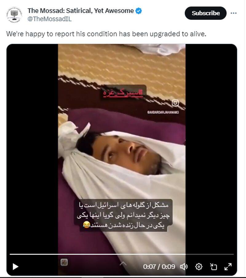 Viral video of corpse opening eyes not from Gaza Fact Check jje 