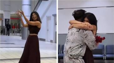 WATCH viral video: Woman dances to 'Raataan Lambiyan' at Canadian airport to welcome boyfriend after 5 years snt WATCH viral video: Woman dances to 'Raataan Lambiyan' at Canadian airport to welcome boyfriend after 5 years snt