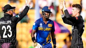 ICC World Cup 2023 Sri Lanka Set 172 target to New Zealand in Bengaluru kvn ICC World Cup 2023 Sri Lanka Set 172 target to New Zealand in Bengaluru kvn