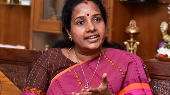 DMK is intoxicated with power to the point of kicking a government employee...  Vanathi Srinivasan tvk