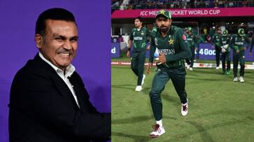 Pakistan Zindabhag, Virender Sehwag tweets on Pakistan exit goes viral, ICC World cup 2023 CRA Pakistan Zindabhag, Virender Sehwag tweets on Pakistan exit goes viral, ICC World cup 2023 CRA