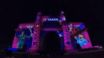 Diwali meets Cricket World Cup: A spectacular celebration of light and sound at Gateway of India (WATCH) snt Diwali meets Cricket World Cup: A spectacular celebration of light and sound at Gateway of India (WATCH) snt